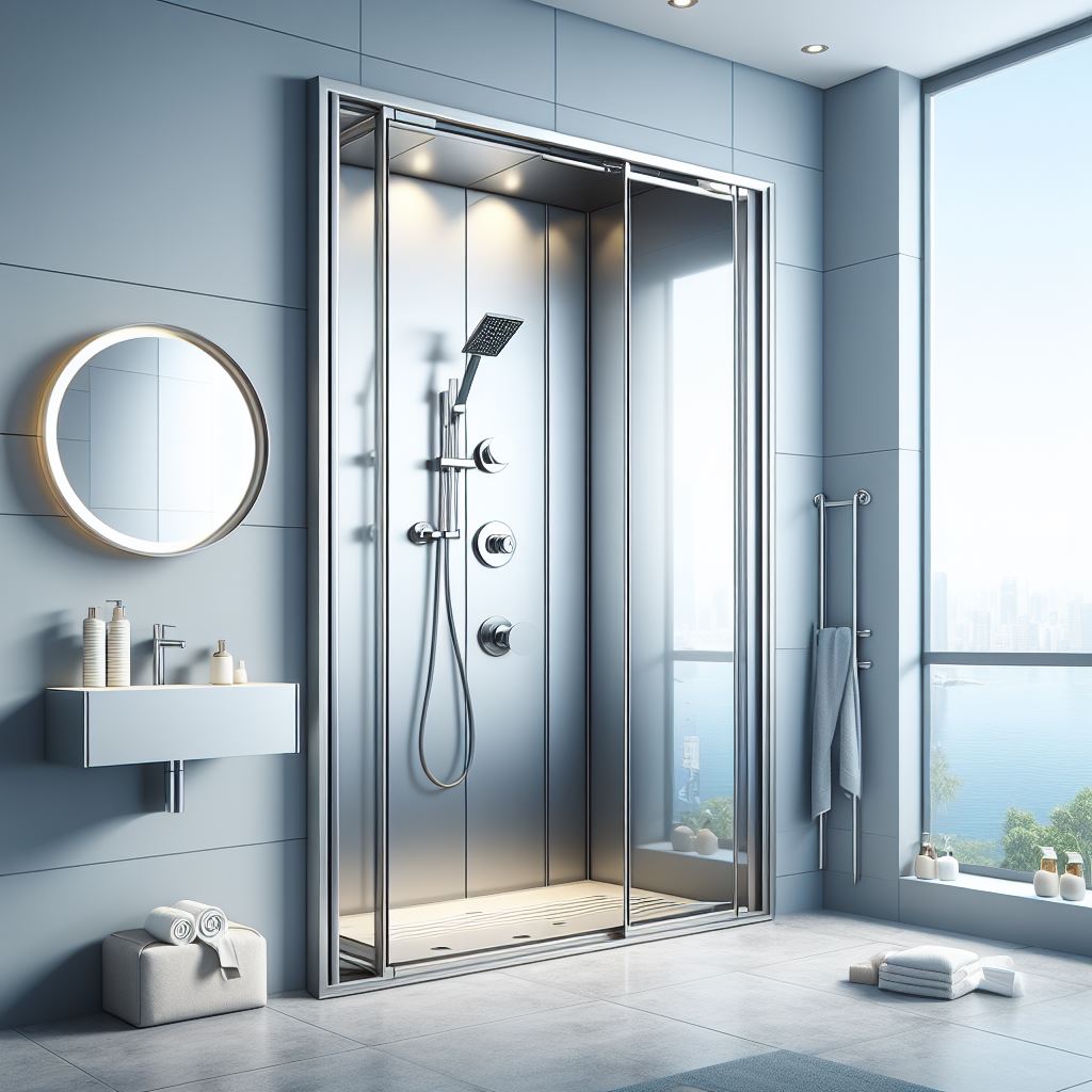 Modern Glass Shower Enclosure
