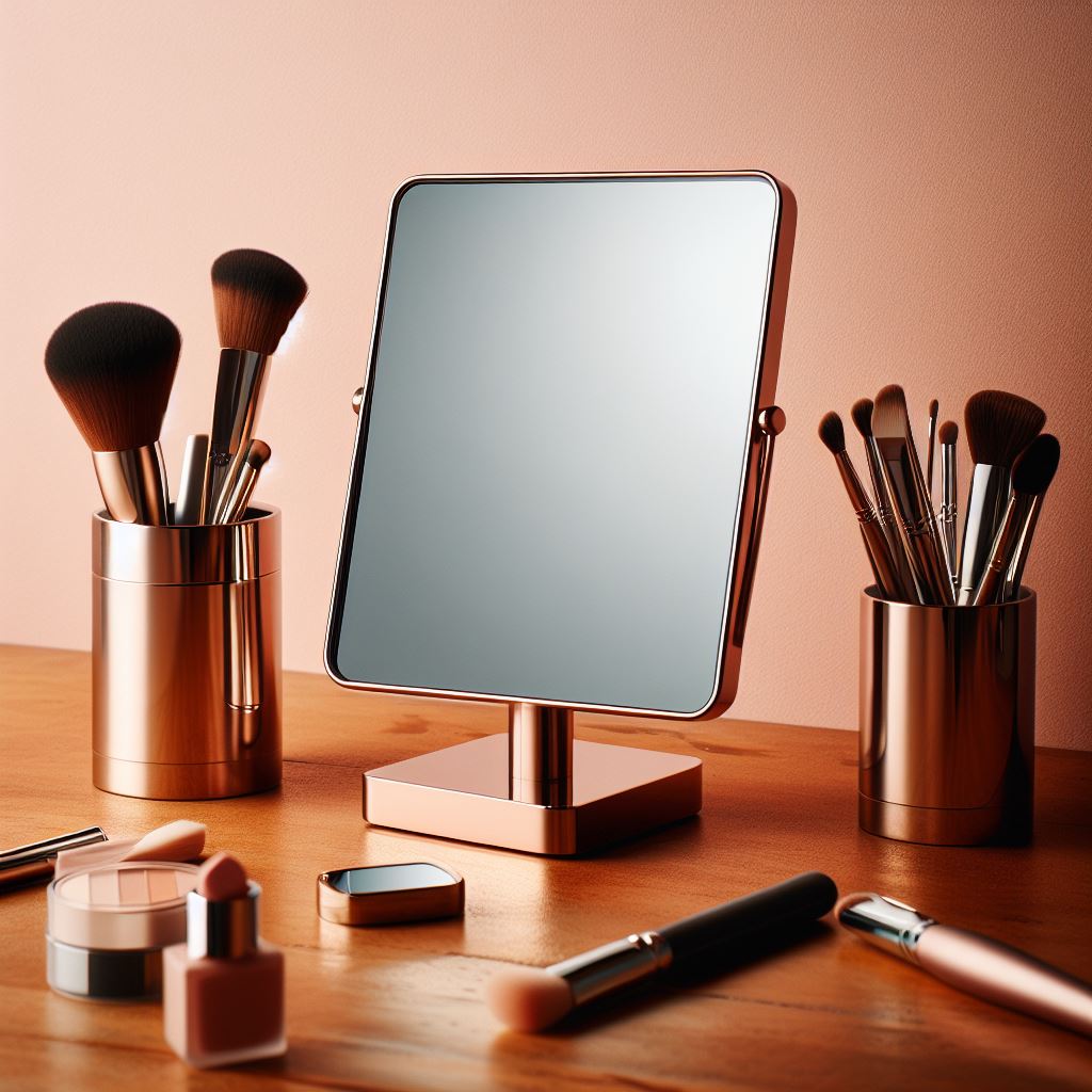 Makeup Vanity Set with Mirror