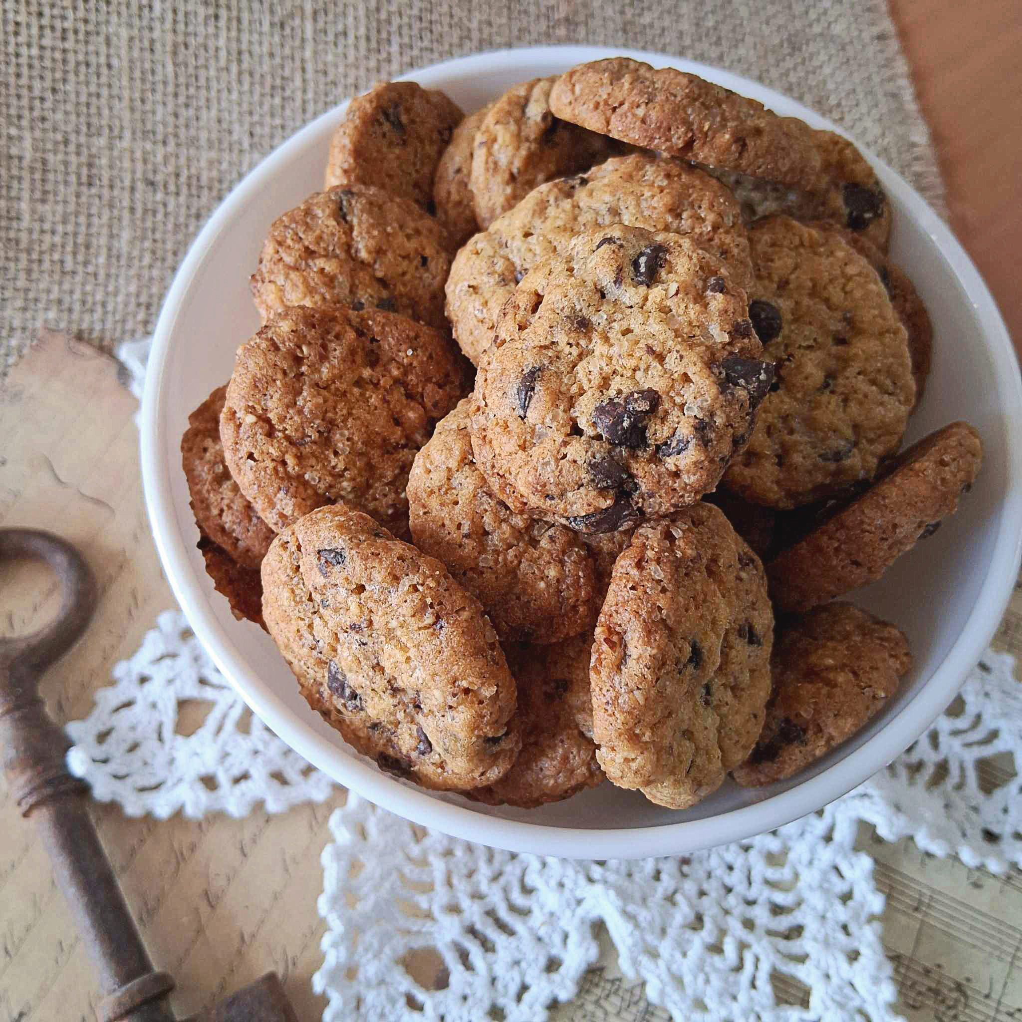 Sablé façon cookies chocolat-noisette