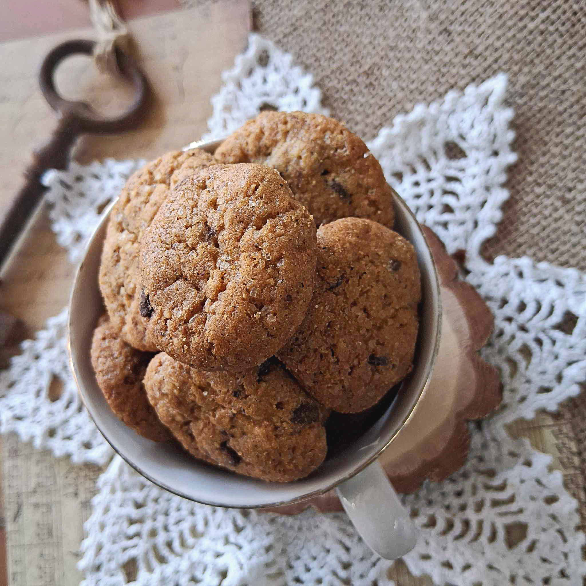 Sablé façon cookies chocolat-amande