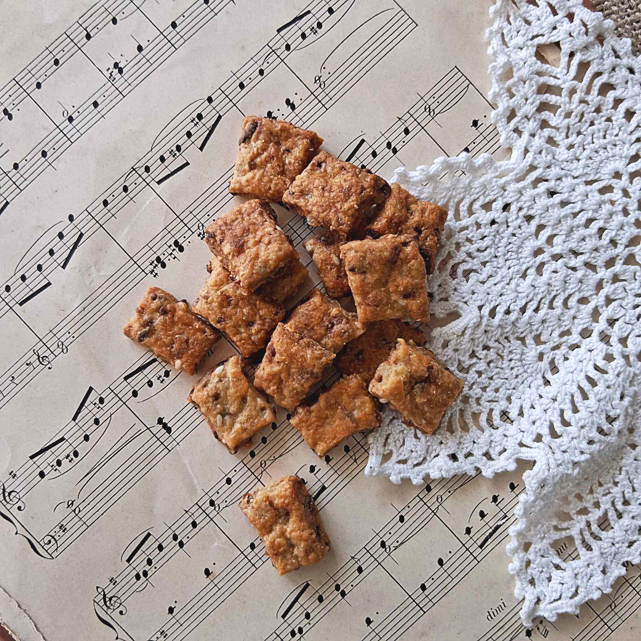 Crackers fromages - oignons