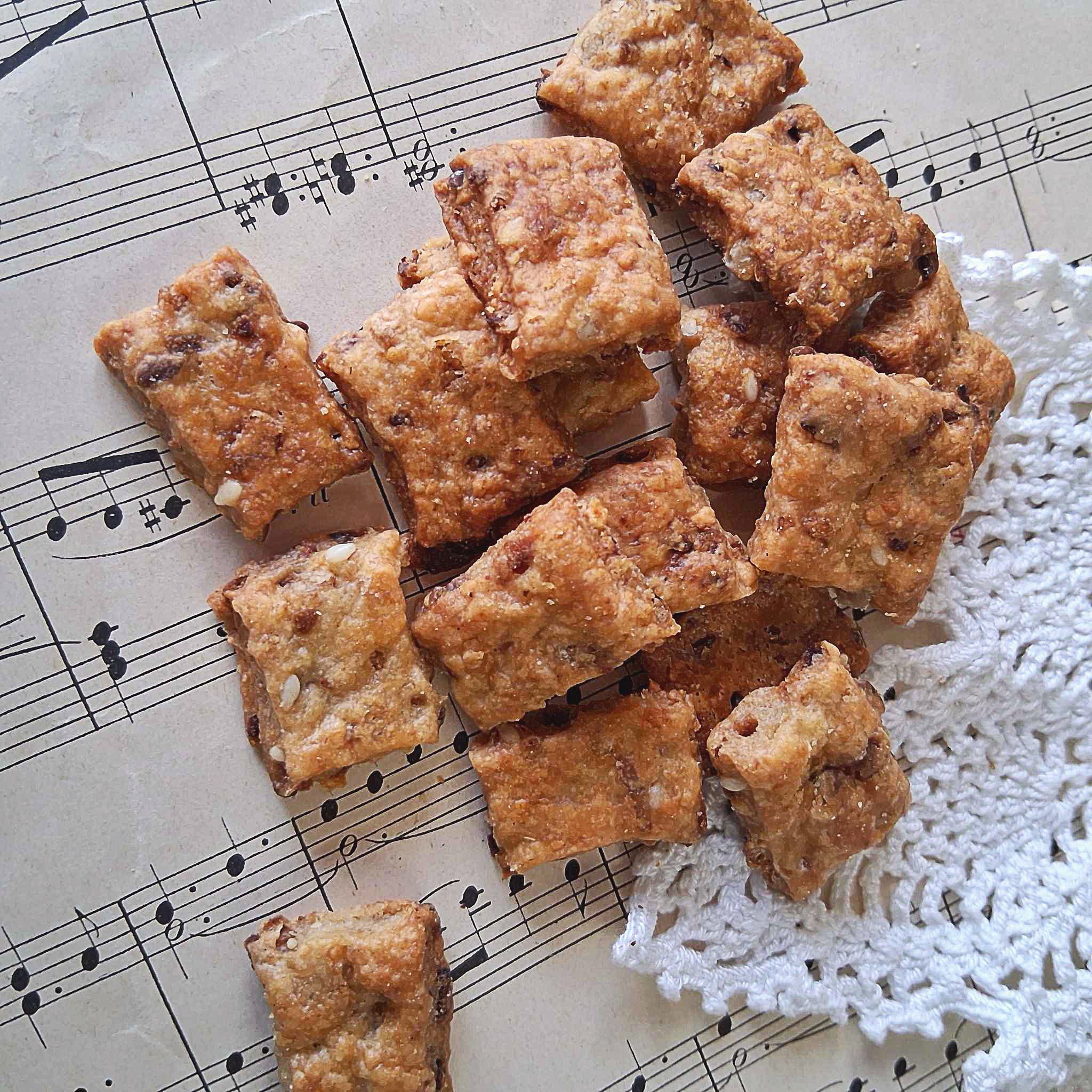 Crackers fromages - oignons