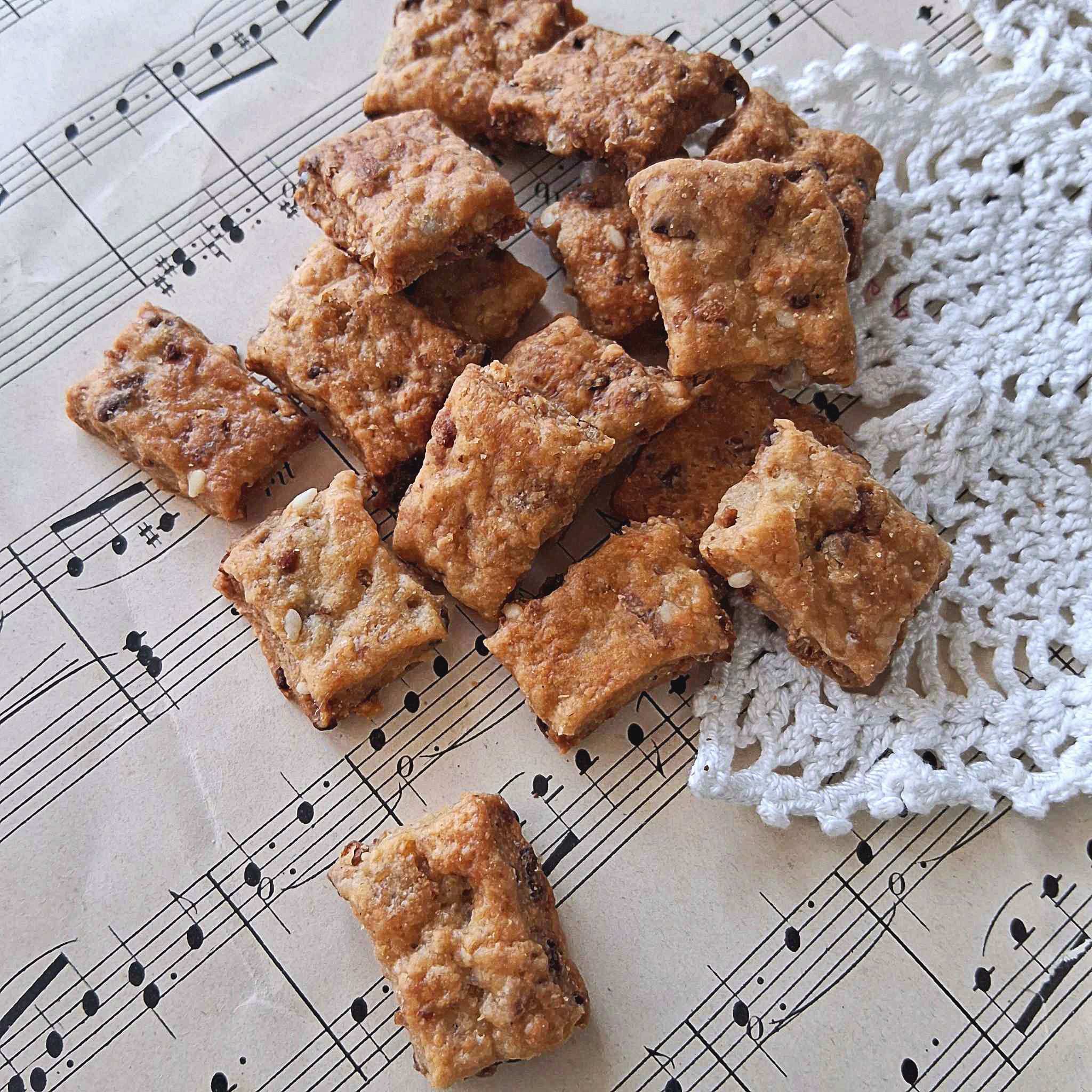 Crackers fromages - oignons