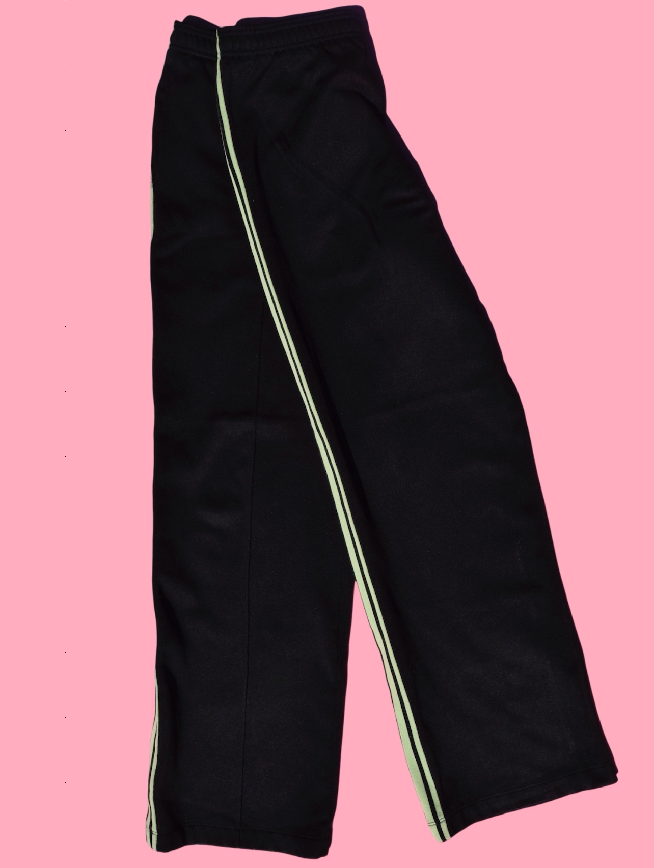 Vintage 90s 2000s Athletic Black Track Pants