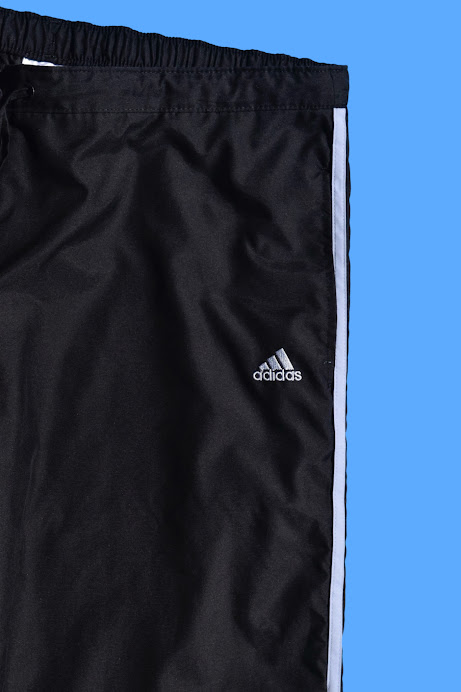 2000s Athletic Adidas Black Sports Capris