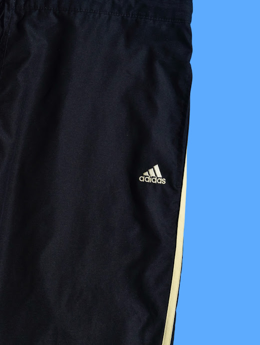 2000s Athletic Adidas Black Sports Capris 