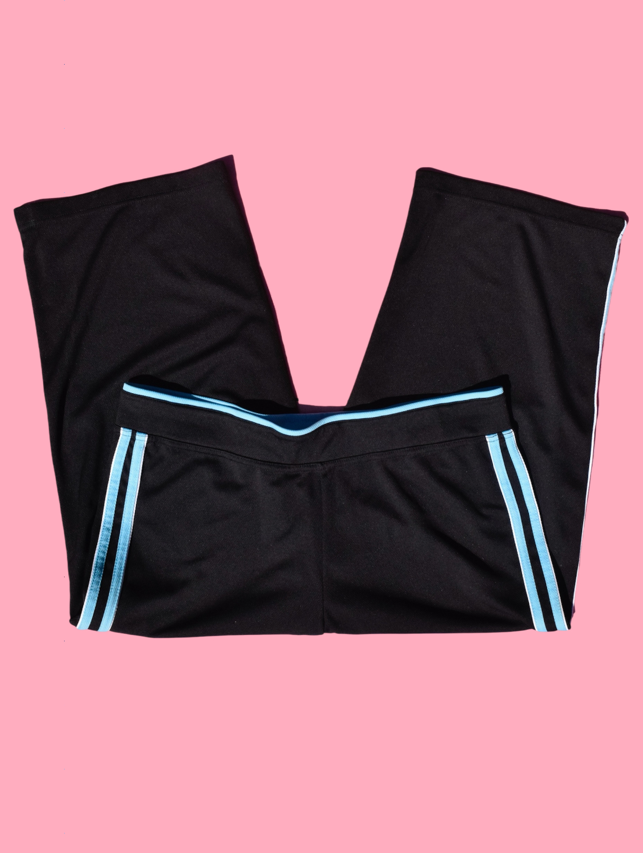 Black Side-Stripe Athletic Capri Shorts 
