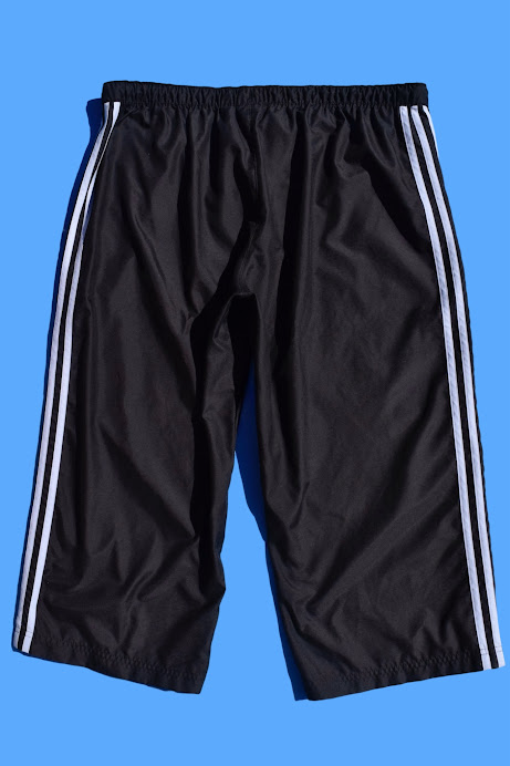 2000s Athletic Adidas Black Sports Capris