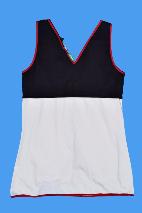 Authentic Vintage 2001 Sporty Chic Prince Tennis Athletic Romper Dress 