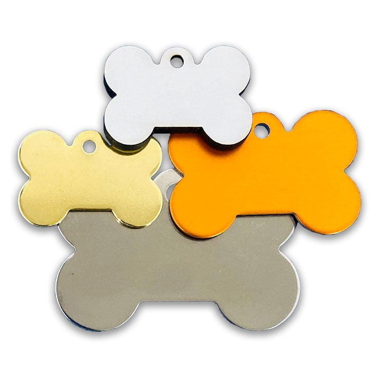 Dog Bone Pet Identification Tags