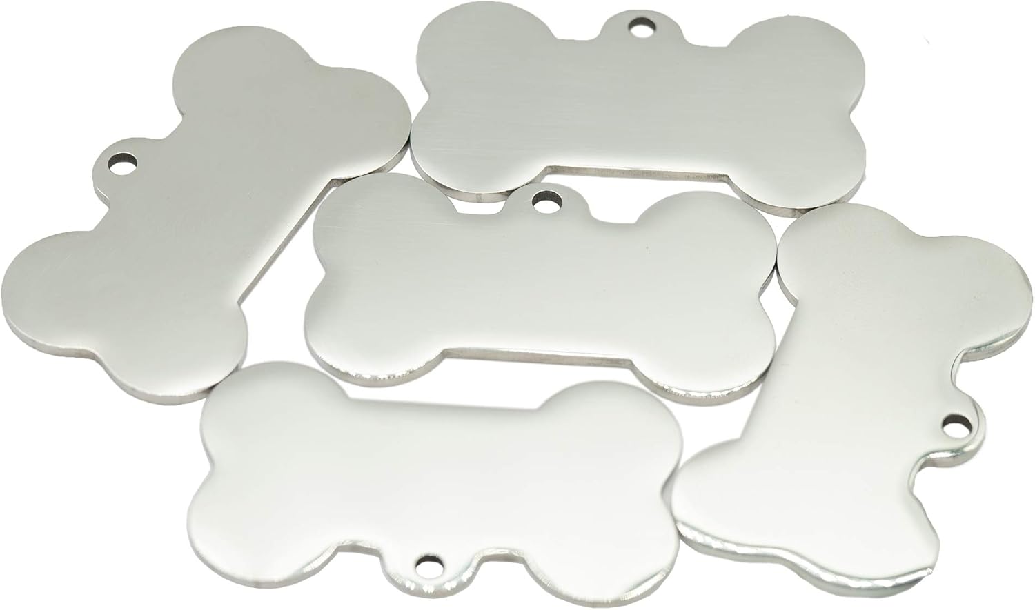 Stainless Steel Dog Bone Pet Identification Tags