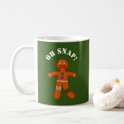 Oh Snap! Gingerbread Man Mug