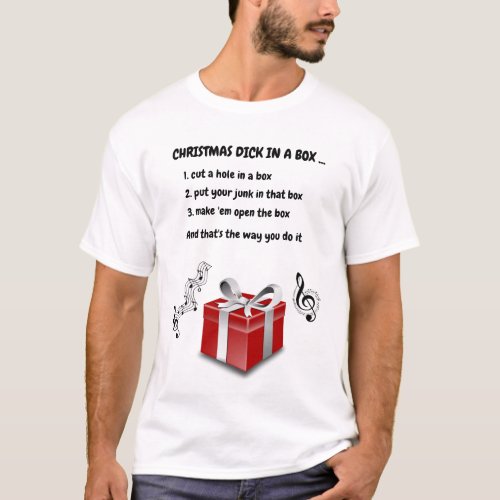 Christmas Dick in a Box T-Shirt