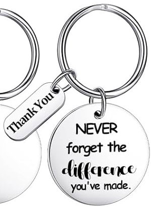 Custom Engraved Stainless Steel Keychain