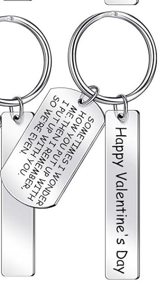 Custom Engraved Stainless Steel Keychain