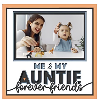 Photo Keepsake Shadow Box for Aunt or Uncle