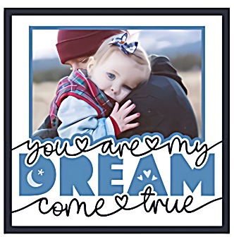 Photo Keepsake Shadow Box for Baby or Child