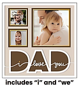 Photo Keepsake Shadow Box for Dad