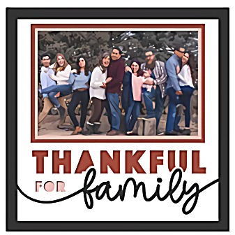 Photo Keepsake Shadow Box for Family