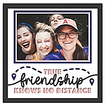 Photo Keepsake Shadow Box for Friendship