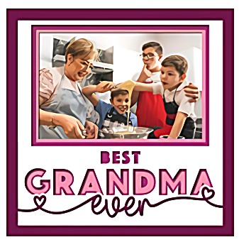 Photo Keepsake Shadow Box for Grandparents