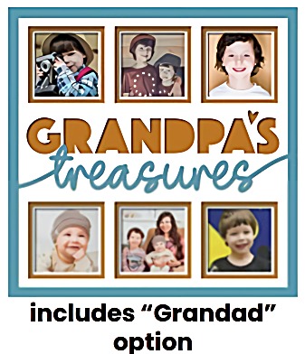 Photo Keepsake Shadow Box for Grandparents