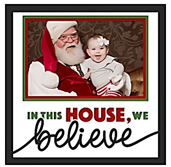 Photo Keepsake Shadow Box for Christmas