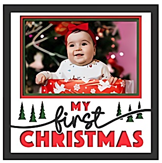 Photo Keepsake Shadow Box for Christmas