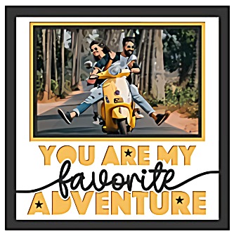 Photo Keepsake Shadow Box for Love & Couples