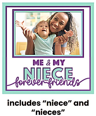 Photo Keepsake Shadow Box for Nieces, Nephews & Cousins