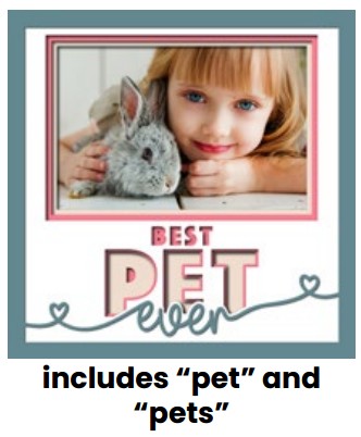 Photo Keepsake Shadow Box for Pets