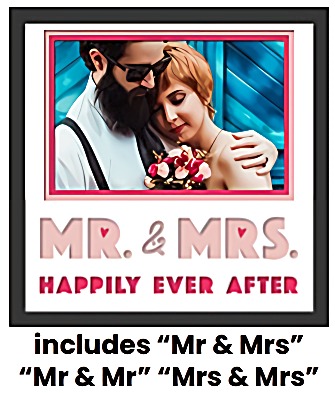 Photo Keepsake Shadow Box for Weddings