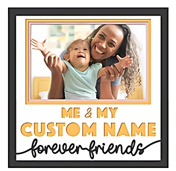 Photo Keepsake Shadow Box with Customized Names