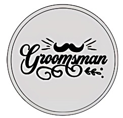Groomsman Button Pin