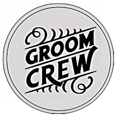 Groom Crew Button Pin