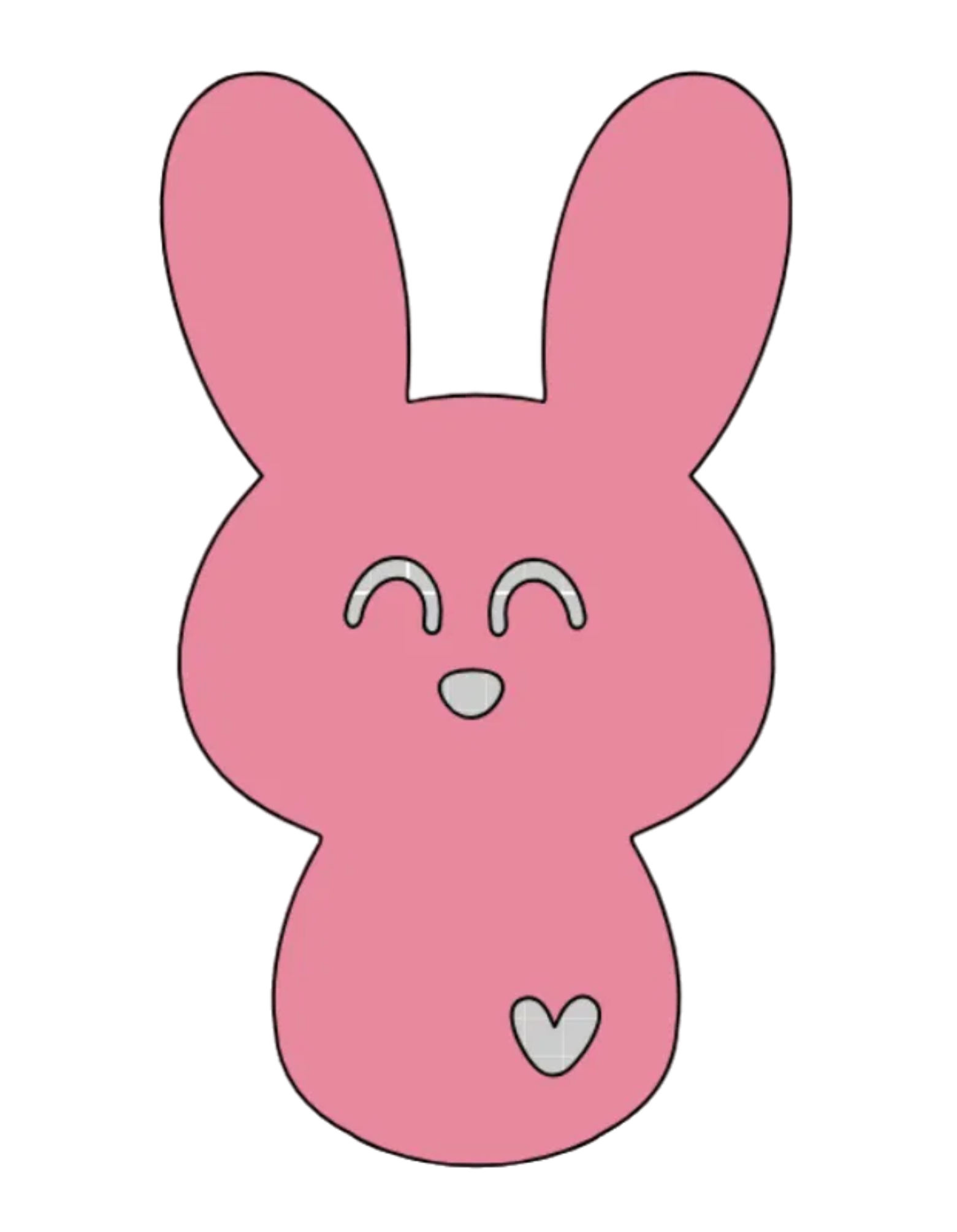 Cute Bunny Window Decal