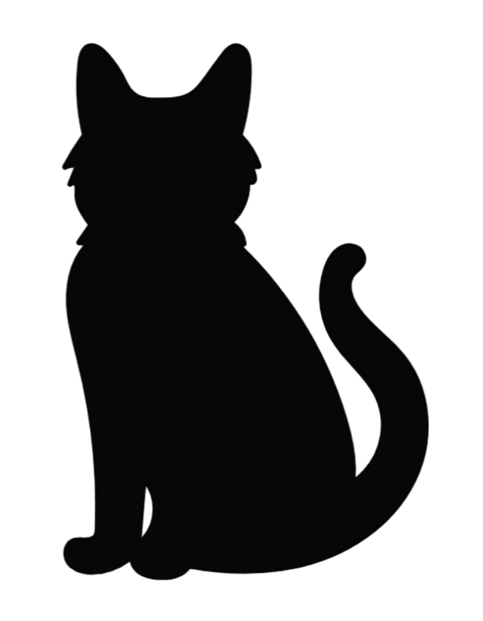 Cat Silhouette #2 Window Decal