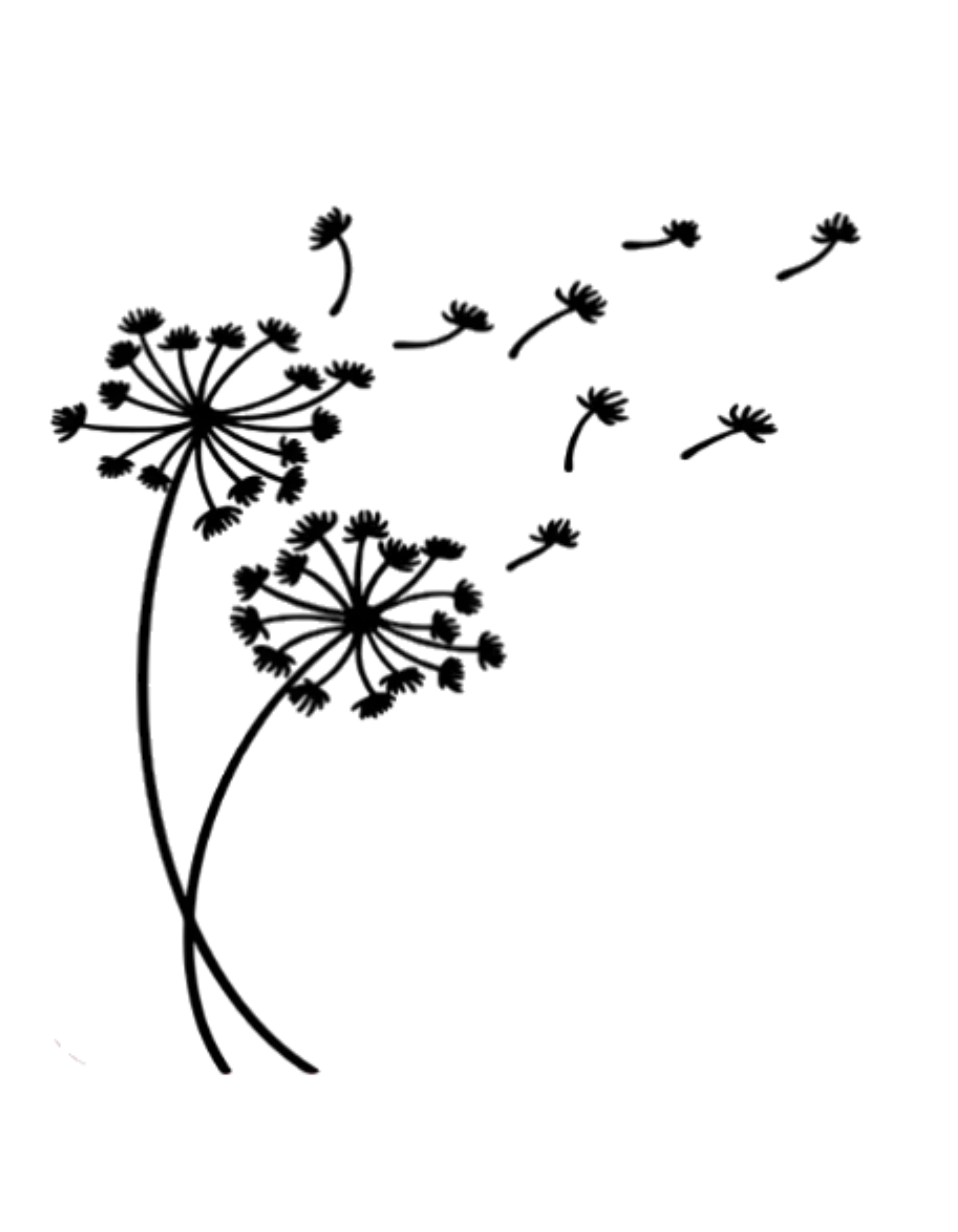 Dandelion Window Decal