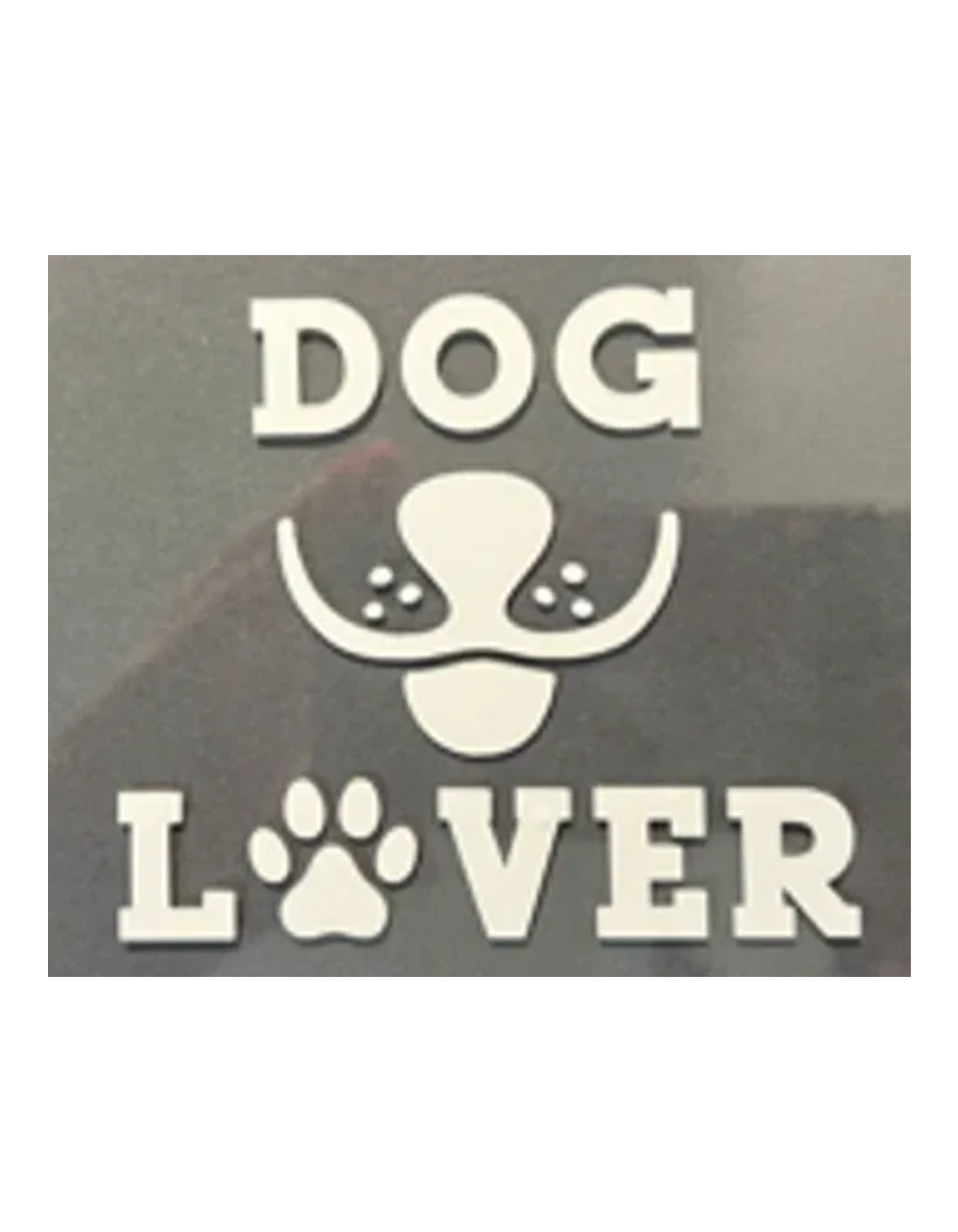 Dog Lover Window Decal