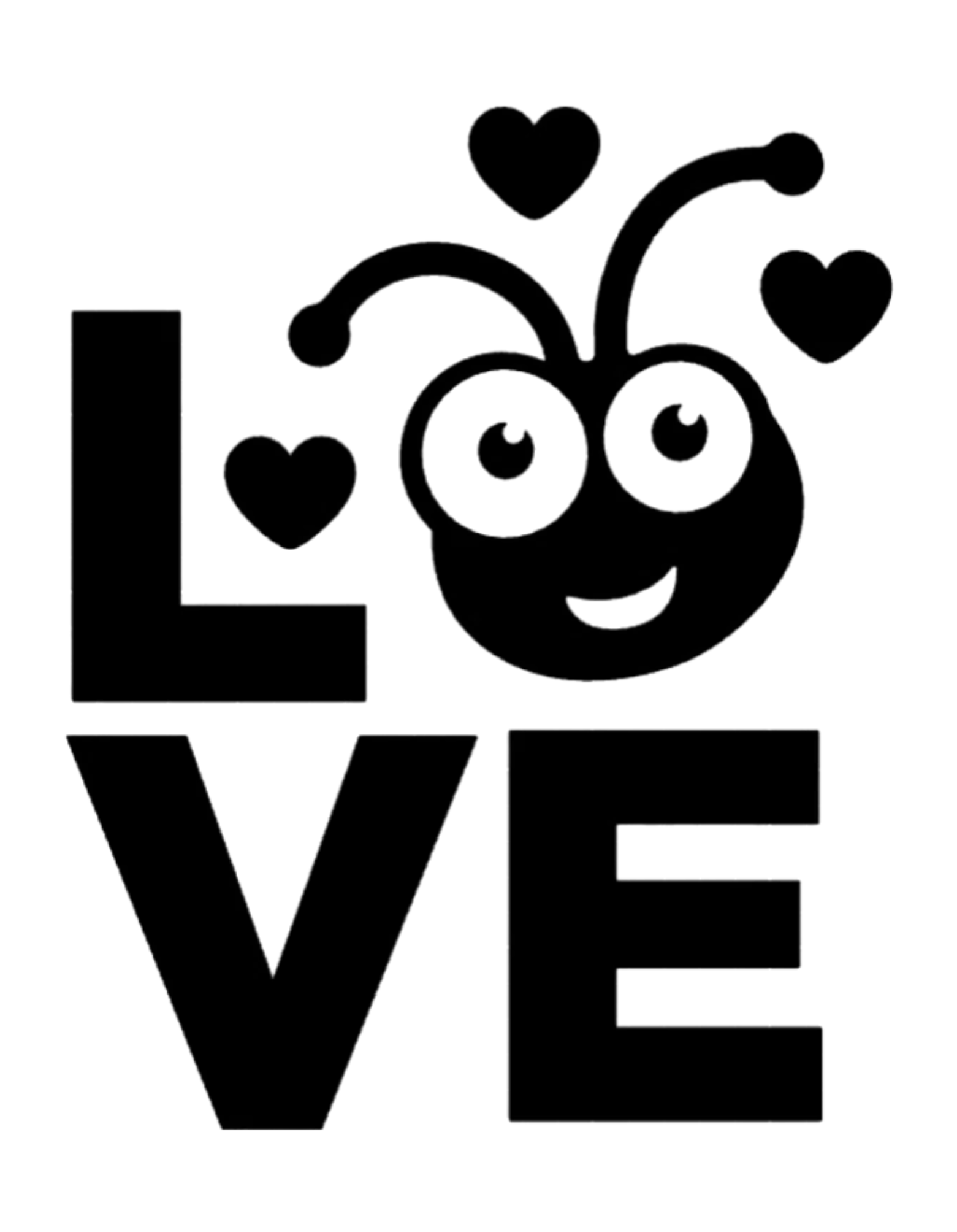 Love Bug Window Decal