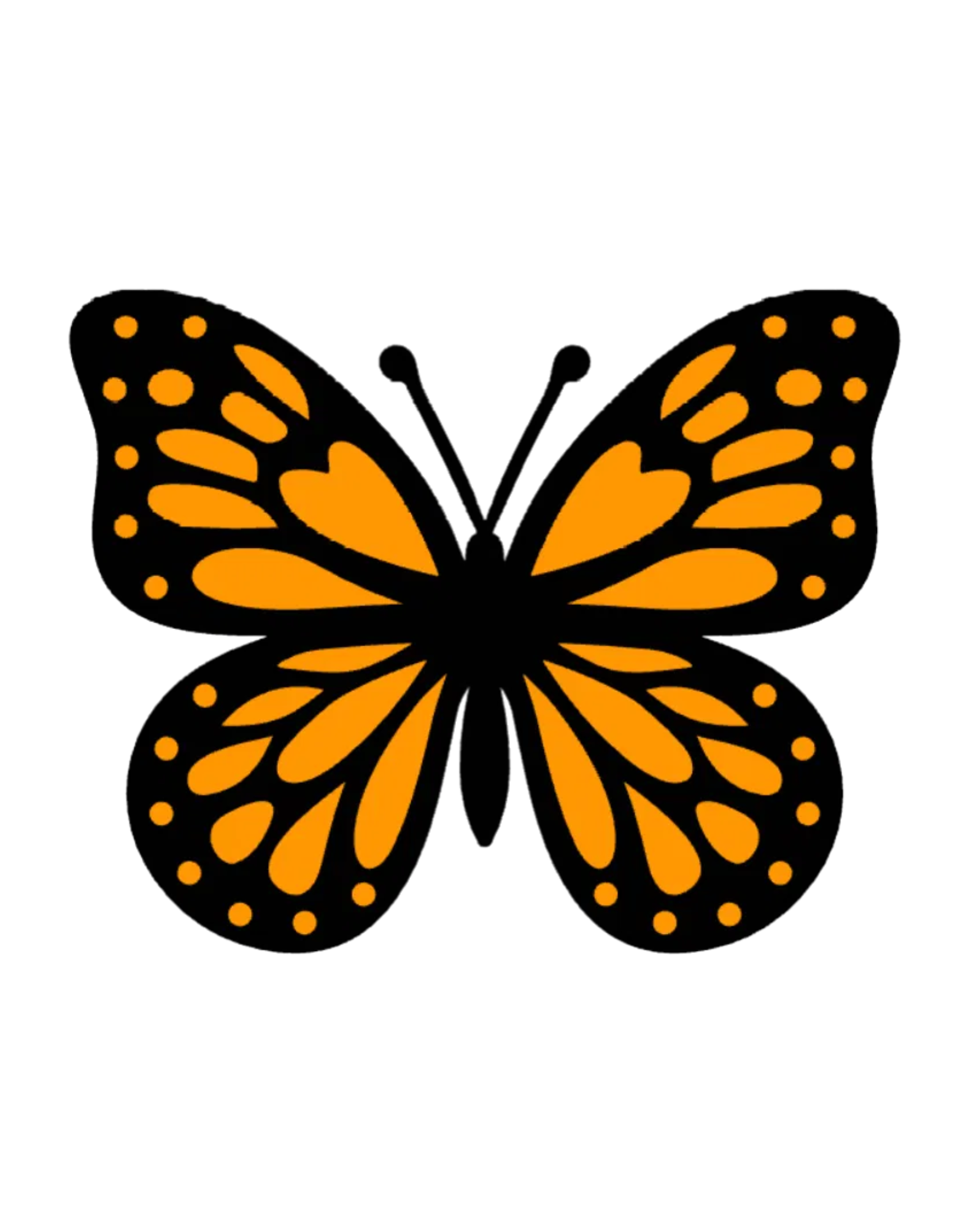 Monarch Butterfly Window Decal