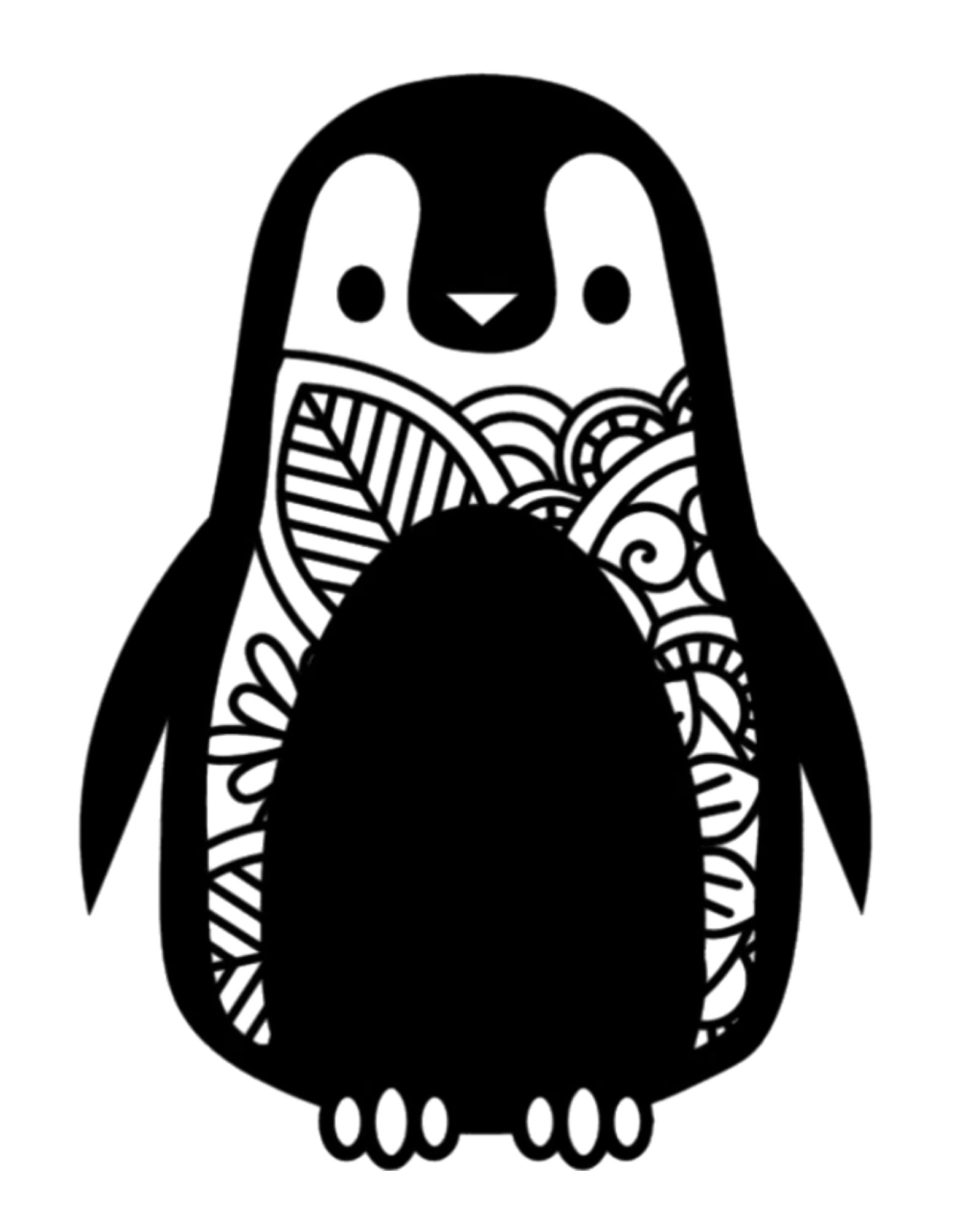 Penguin Window Decal