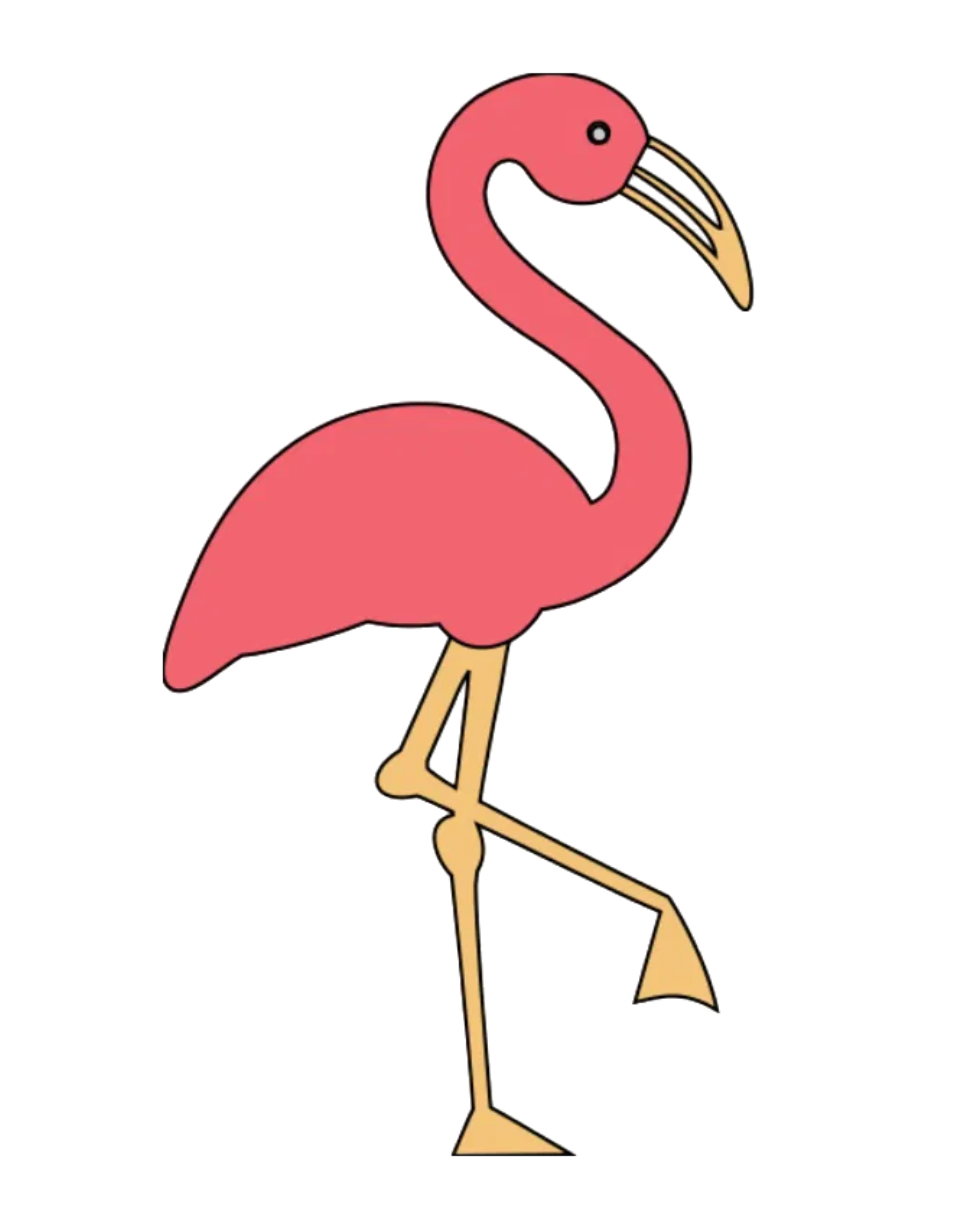 Flamingo Window Decal