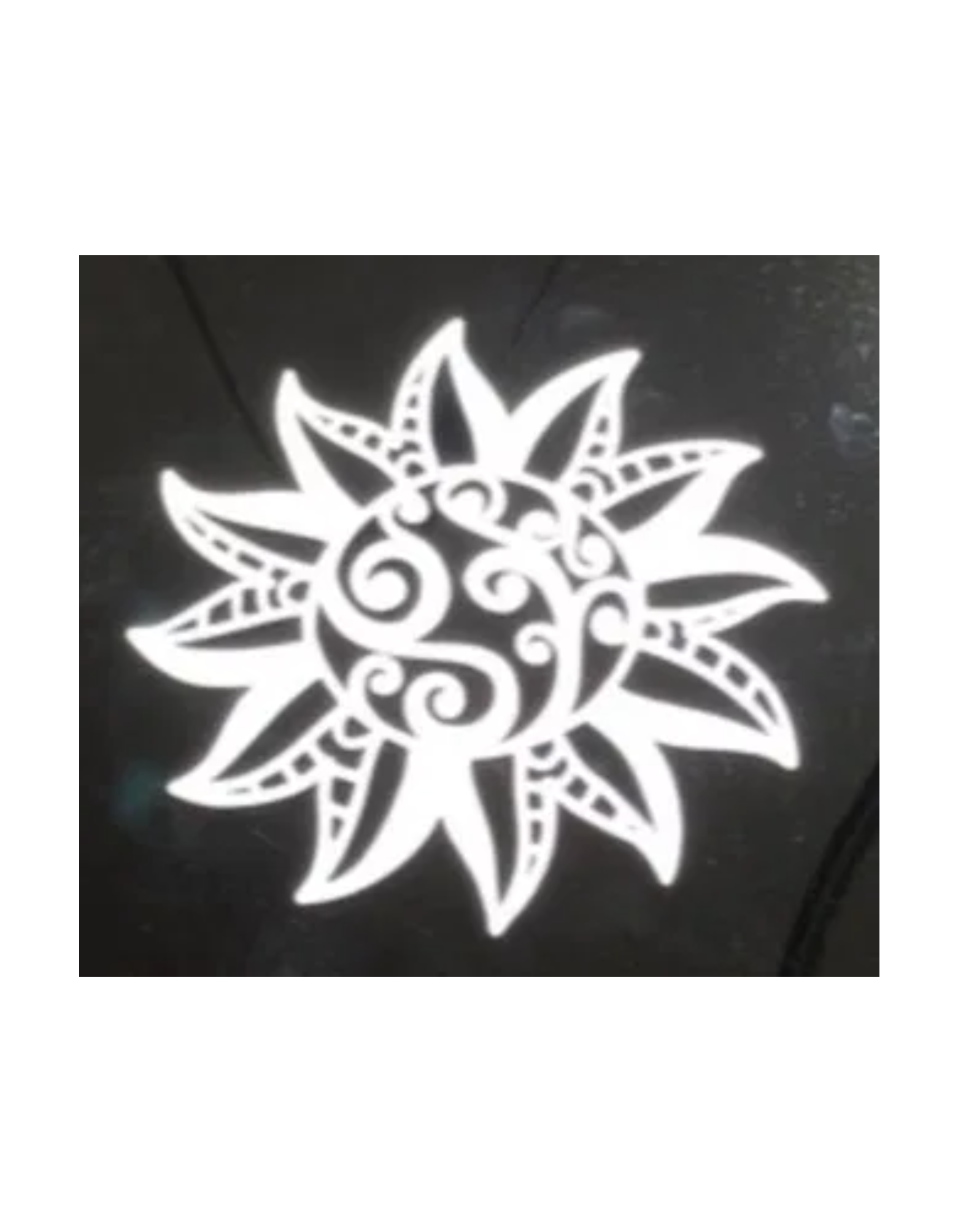 Abstract Sun Window Decal