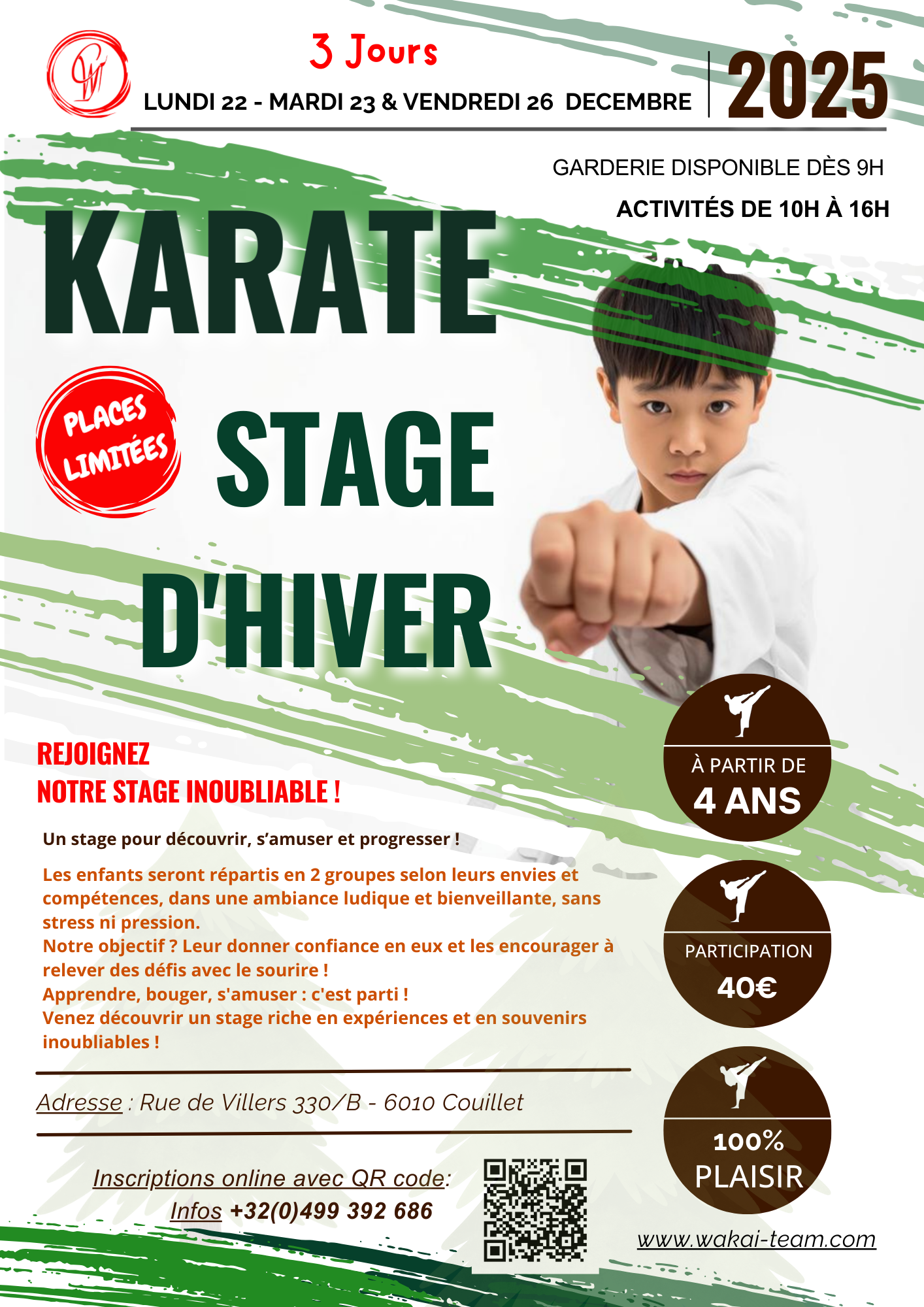 STAGE DE KARATE d'HIVER 2025