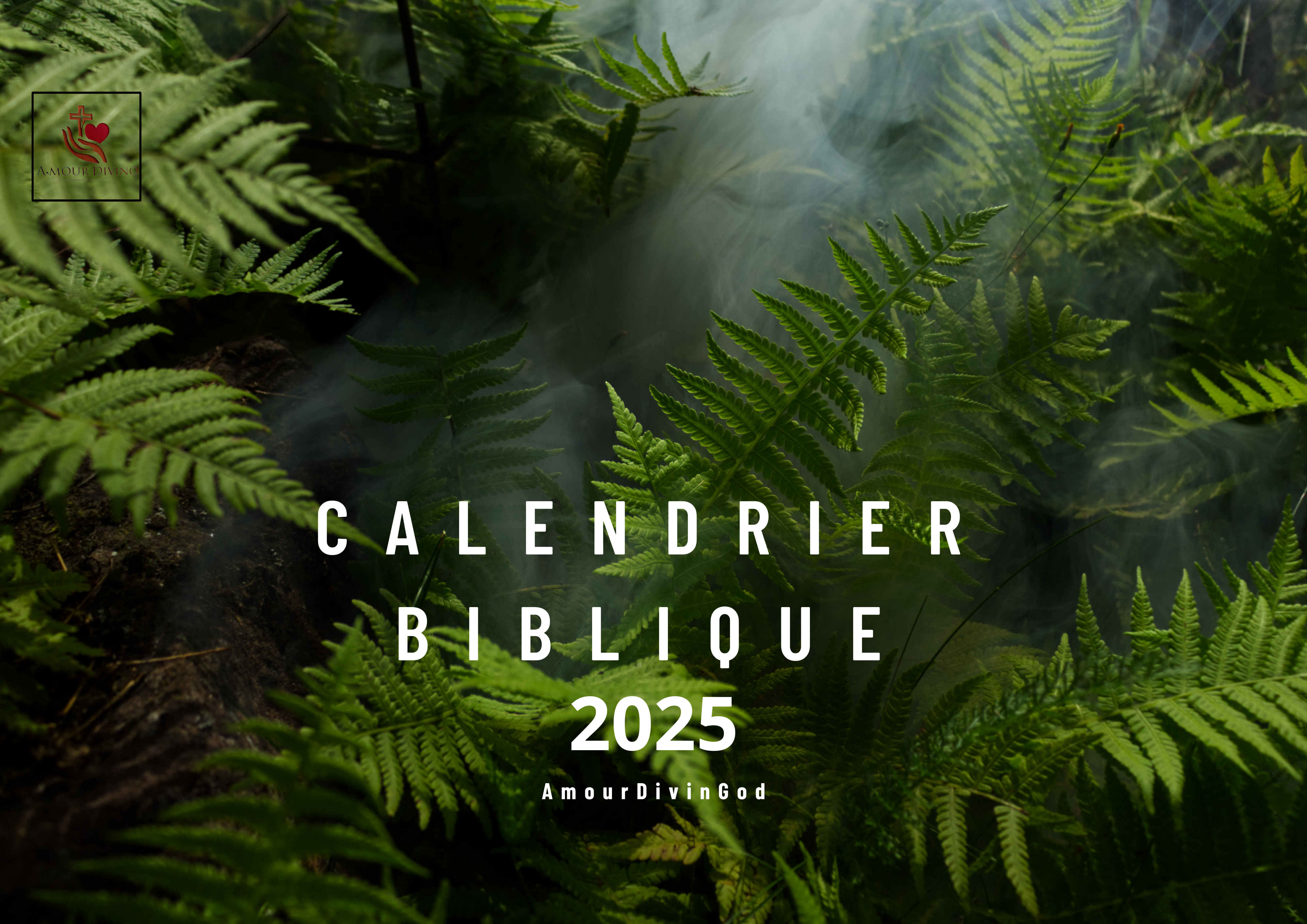 📅 Calendrier Biblique 2025 avec une méditation 