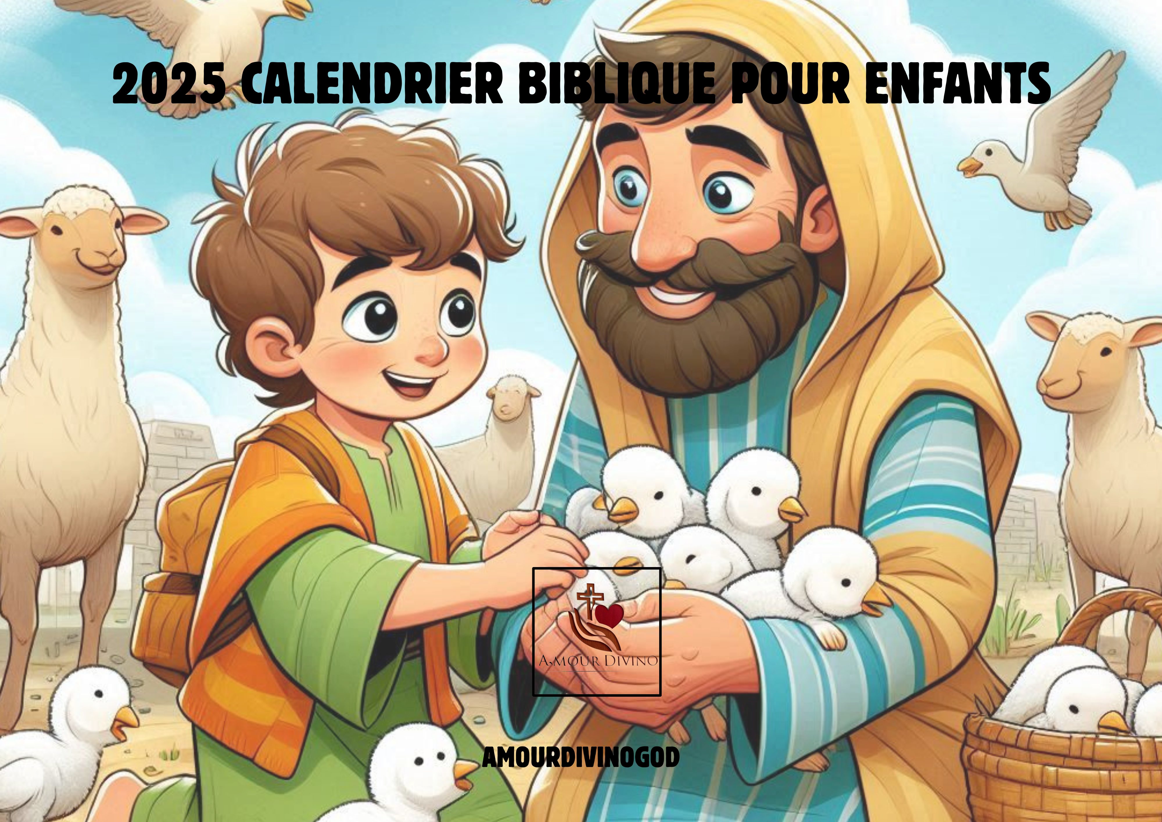 📅 Calendrier Biblique pour Enfants 2025
