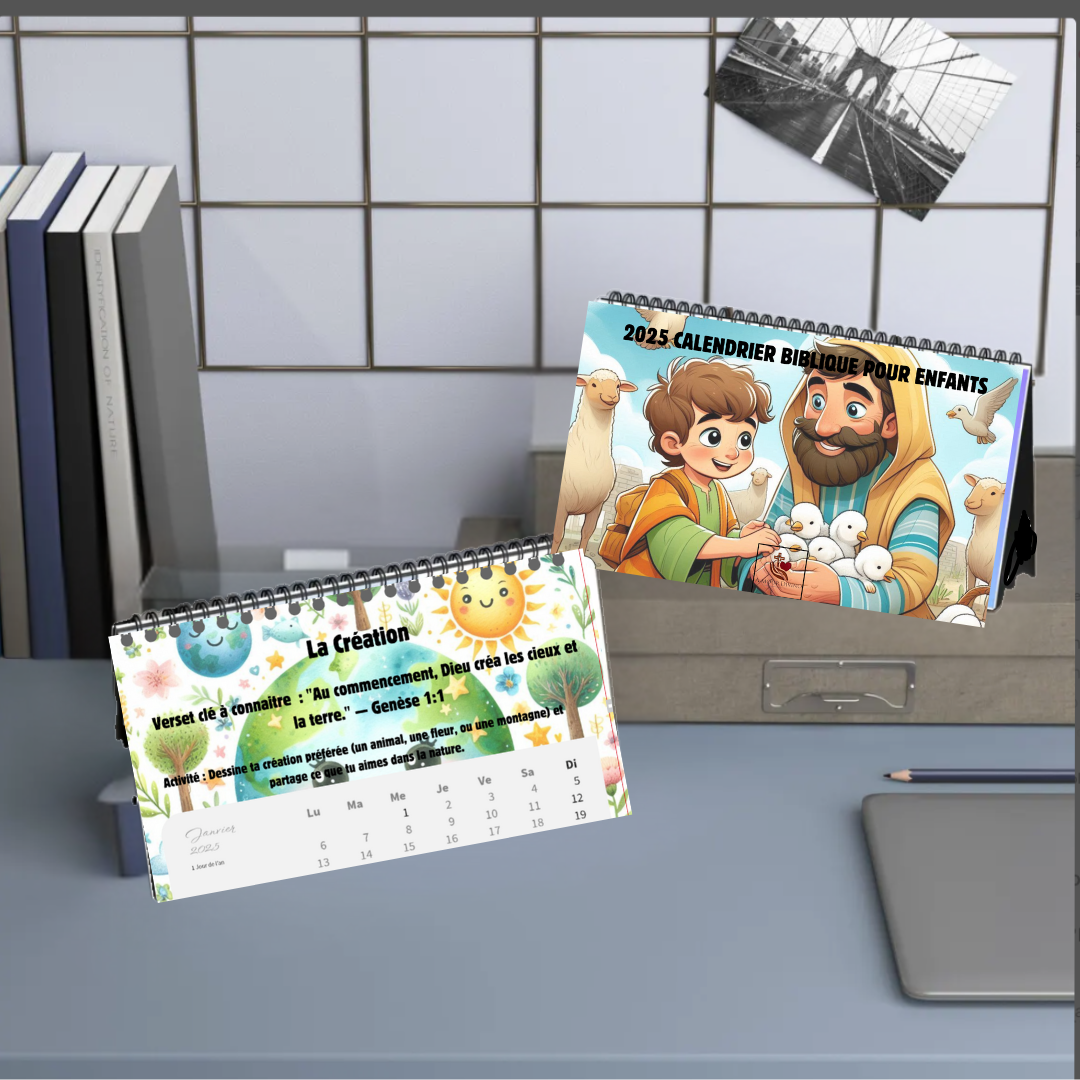 📅 Calendrier Biblique pour Enfants 2025