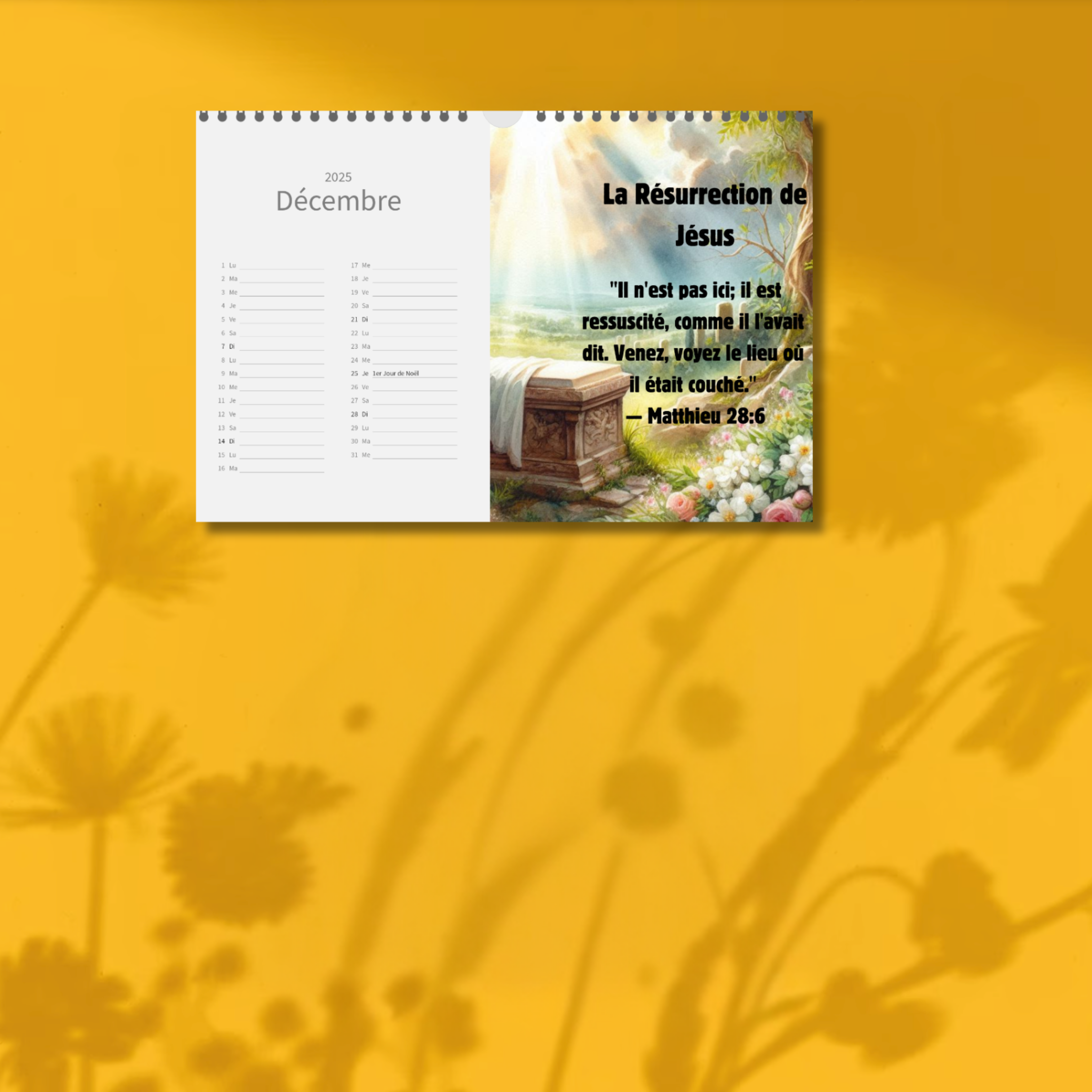 📅 Calendrier Religieux 2025