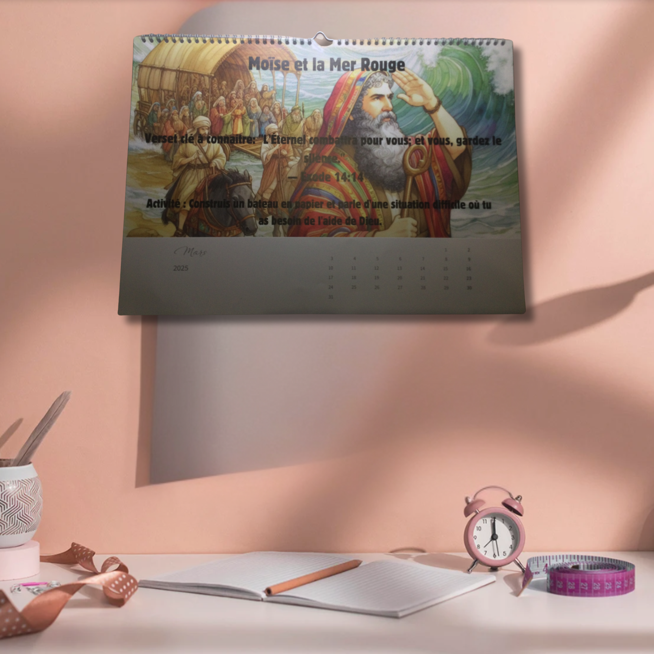 📅 Calendrier Biblique pour Enfants 2025